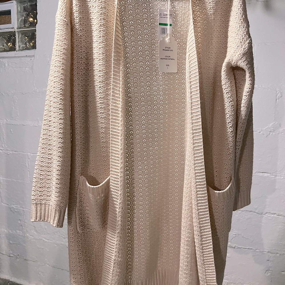 Pink Rose Womens Cardigan